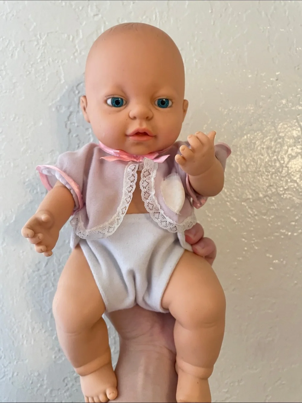 Vintage 90s Baby feels so real doll vintage Tyco weighted soft spot bones infant